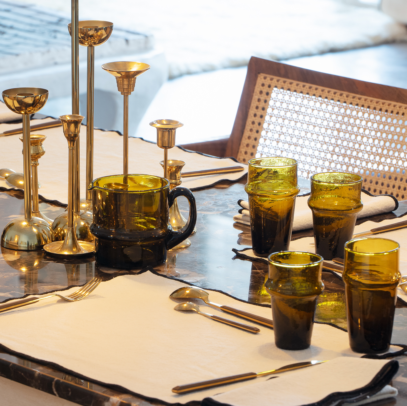 editions vetiver art de la table set de table keria beldi couvert décoration intérieur